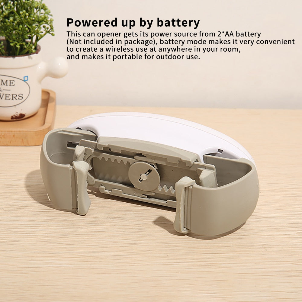 Battery Operated Automatic Can Opener with Jar Opener 